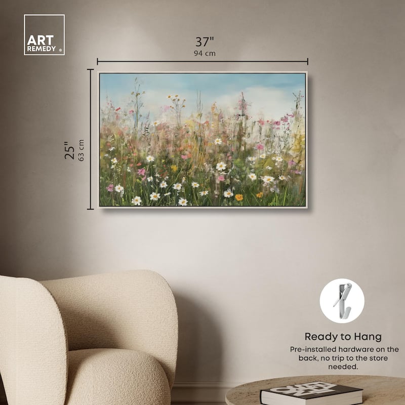 Glimmering Glade Garden I Canvas by Art Remedy