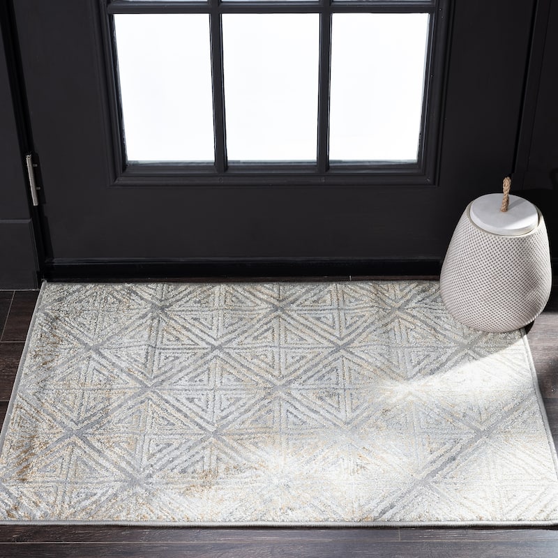 Glory Modern & Contemporary Geometric Indoor Area Rug