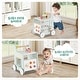 preview thumbnail 15 of 16, MDF Kids Walker with Toys, Storage and Rubber Wheels - 12.5" L x 14" W x 16.5" H