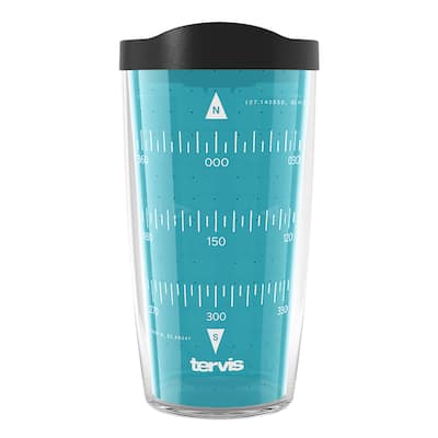 Tervis Nautical Collection Course Corrector Made in USA Double Walled Insulated Travel Tumbler, Classic