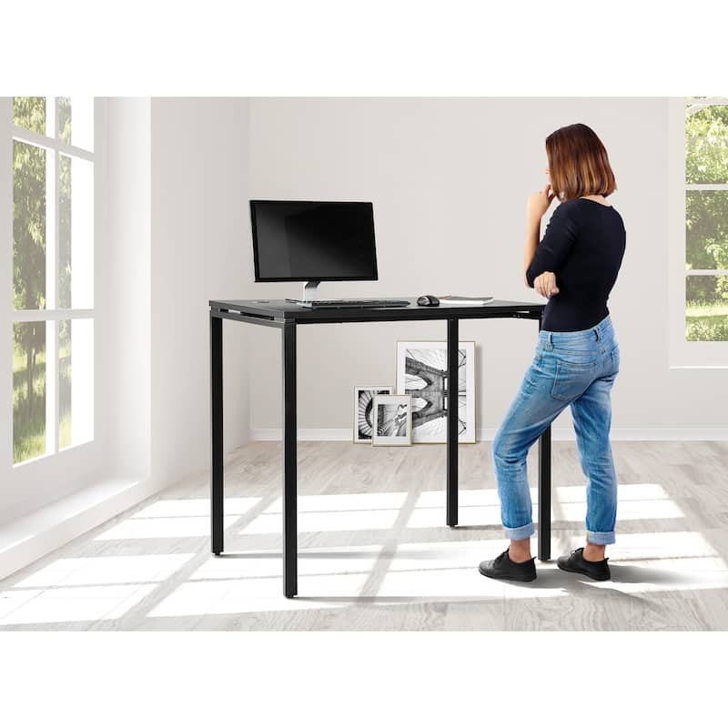 42" High Writing Desk in Black or White