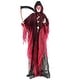 preview thumbnail 1 of 4, 8FT Halloween Animatronics Standing Grim Reaper Voice Activated Reaper Multi