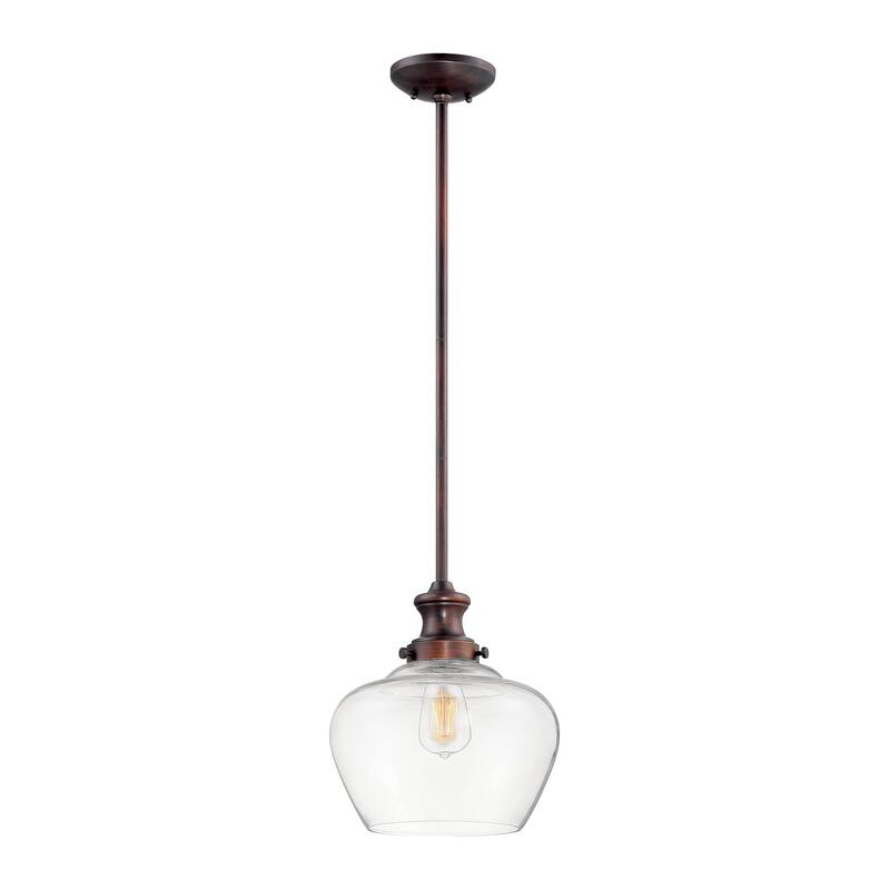 Millennium Lighting1 Light Metal Pendant Fixture in Multiple Finishes - Rubbed Bronze