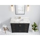 preview thumbnail 114 of 161, Willow Collection 48 in W x 22 in D x 36 in H Boston Single Bowl Sink Bathroom Vanity with Countertop