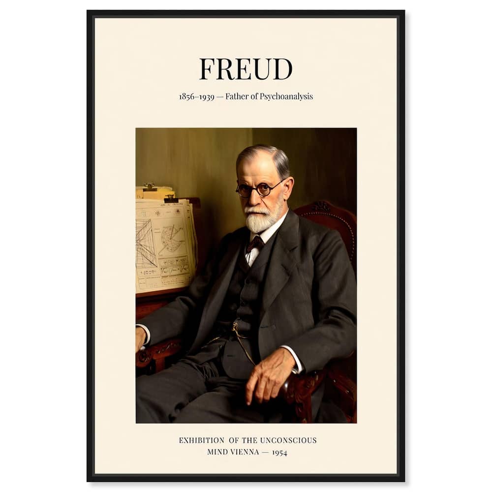 Father of Psychoanalysis Canvas by Art Remedy