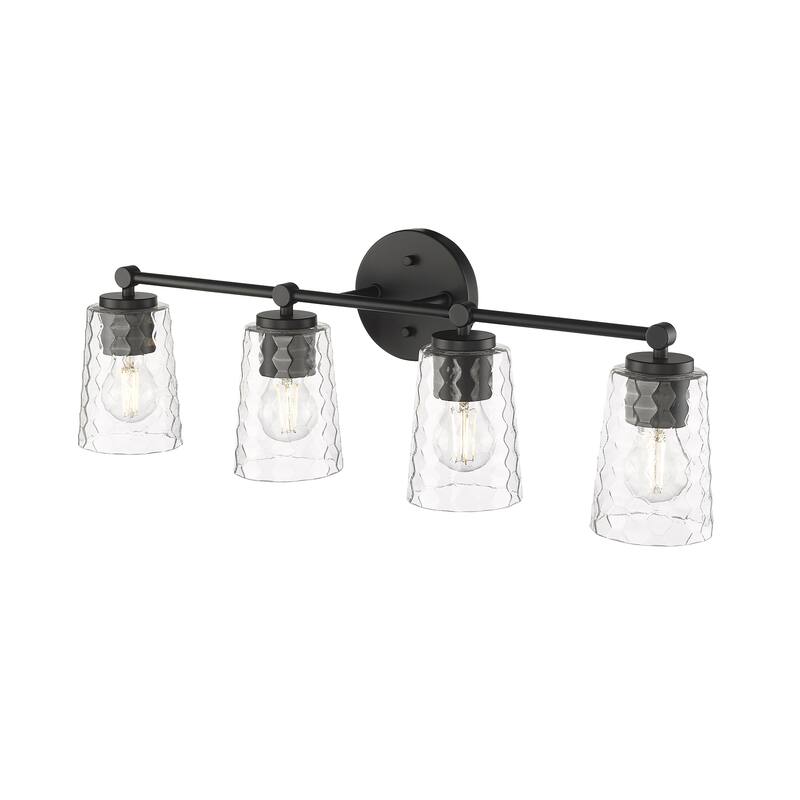 Millennium Lighting Ashli 2/4 Light Vanity Light with Clear Honeycomb Glass Shades