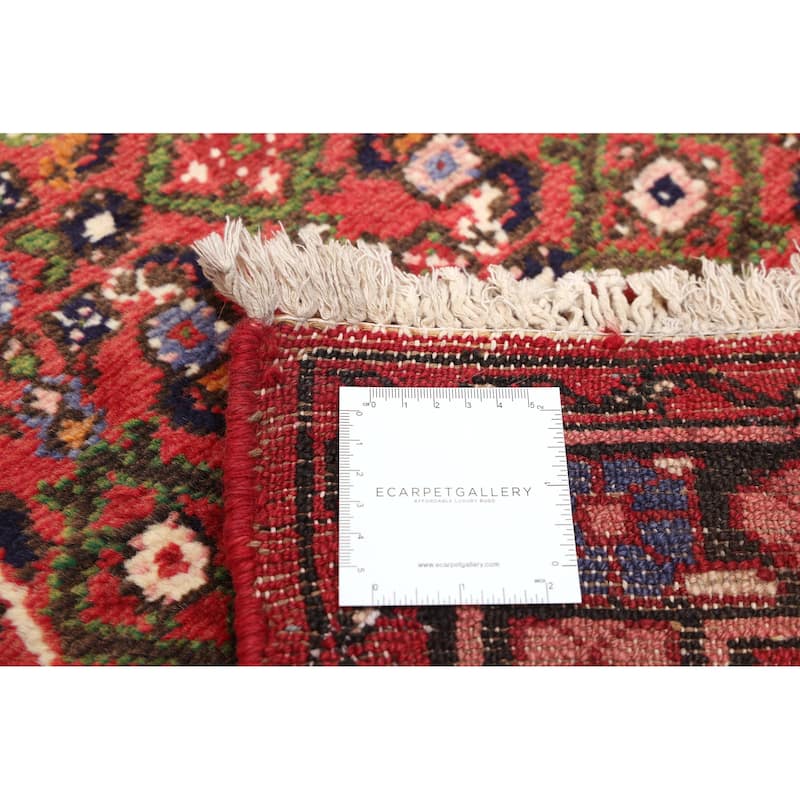 ECARPETGALLERY Hand-knotted Andelz Red Wool Rug - 2'9 x 9'4