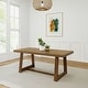 preview thumbnail 1 of 52, Plank and Beam Classic Solid Wood Dining Table - 72" Pecan Wirebrush