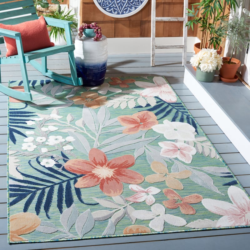 SAFAVIEH Cabana Tamayo Indoor/ Outdoor Waterproof Transitional Rug
