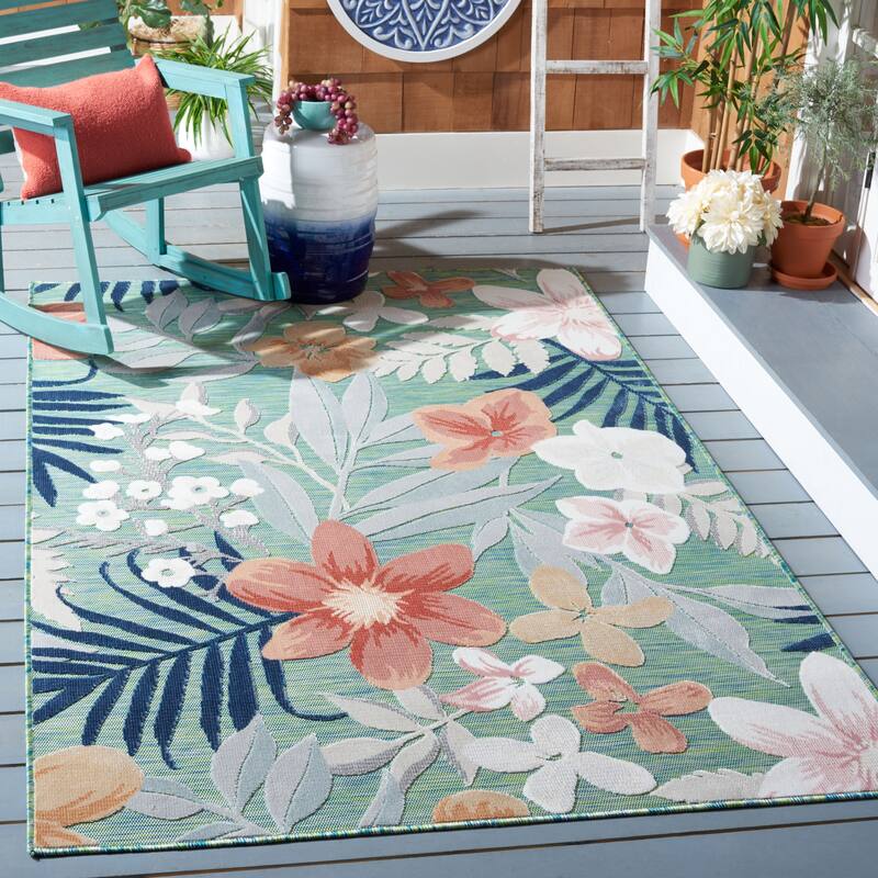 SAFAVIEH Cabana Tamayo Indoor/ Outdoor Waterproof Transitional Rug