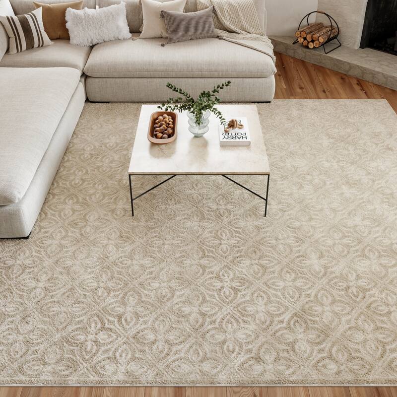 Nourison Washable Charm Indoor only Floral Area Rug