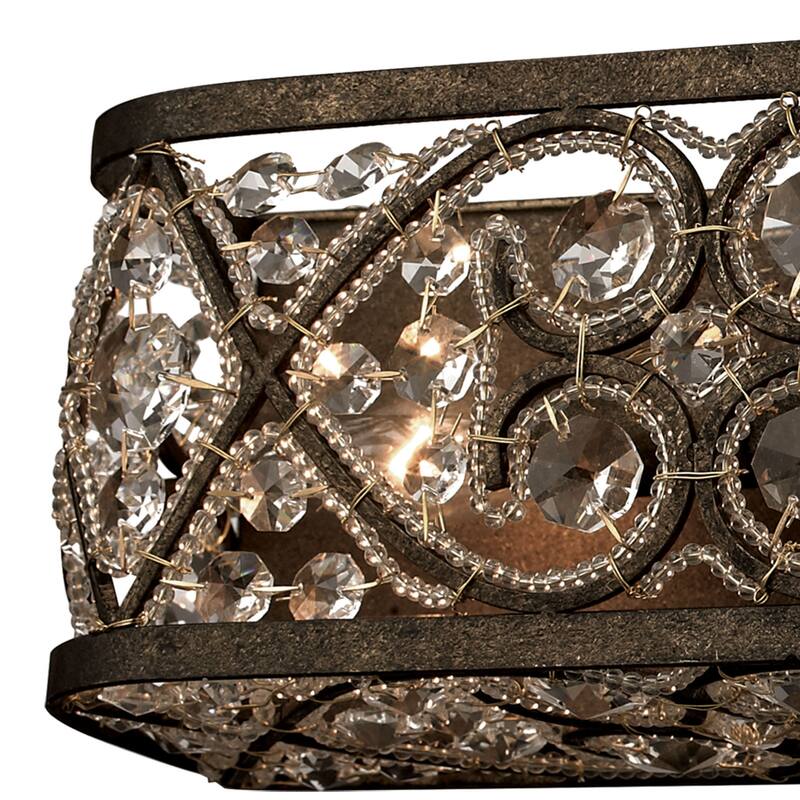 Amherst 14-inch Wide 2-Light Vanity Light in Antique Bronze