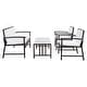 preview thumbnail 18 of 42, SAFAVIEH Outdoor Living Krissy 4-Piece Patio Set