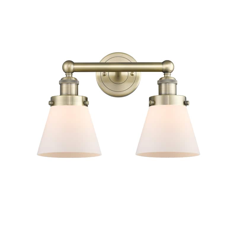 Innovations Lighting 616-2W-10-16 Cone Vanity Cone 2 Light 16" Wide