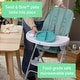 preview thumbnail 10 of 12, Compact Folding High Chair, Food-Grade Safe Plate, Safety Harness, for Ages 6 Months and Up, Unisex