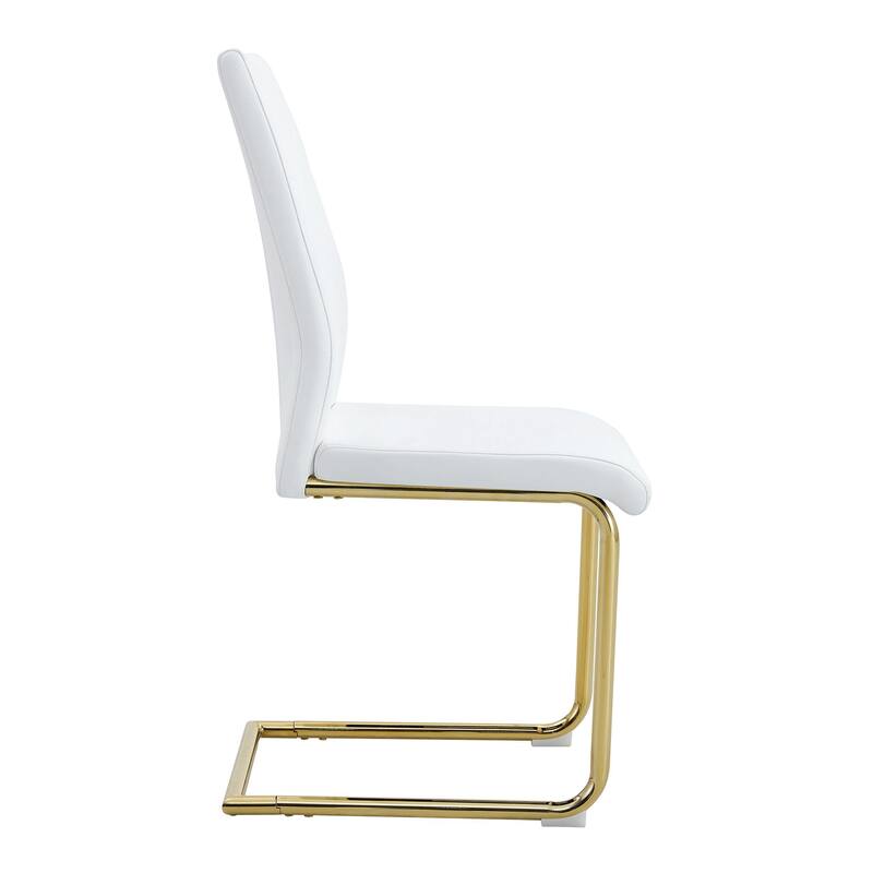 Dining Chairs With Gold Metal Chair Legs (Set Of 4)