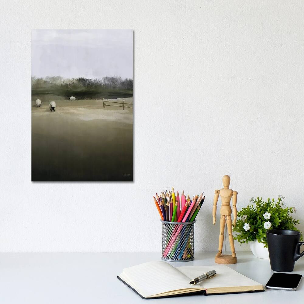 iCanvas "Countryside Flock" by House Fenway Canvas Print