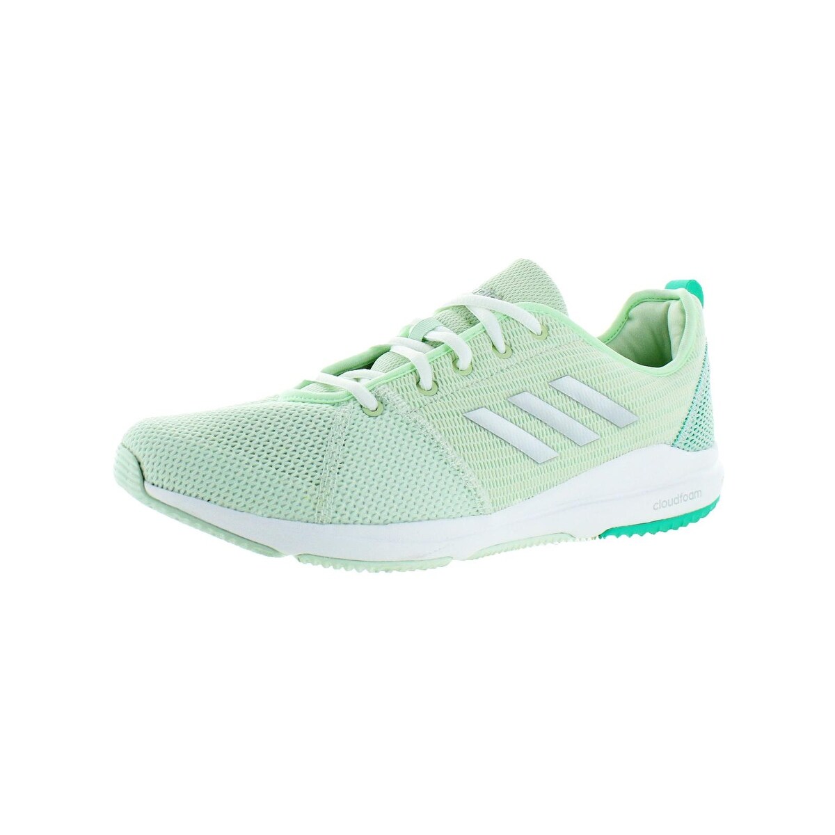 adidas ladies green trainers