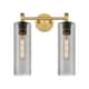 Option Brushed Brass / Light Smoke