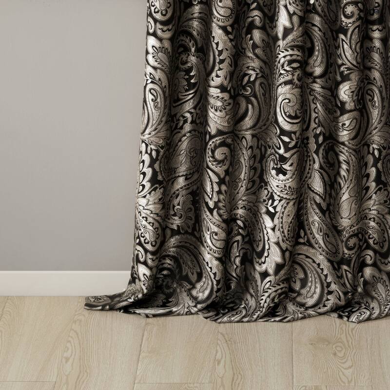 Madison Park Whitman Jacquard Curtain Panel Pair