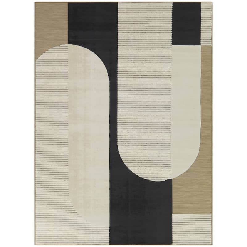Astbury Modern Abstract Area Rug