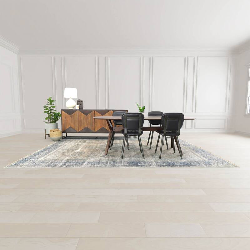 84" Wide Dining Table, Brown