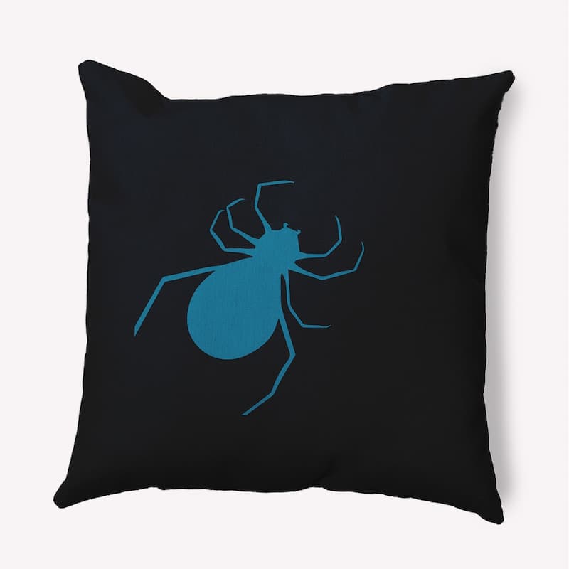 Halloween Spiders Accent Pillow - Unreal Teal - 20" x 20"