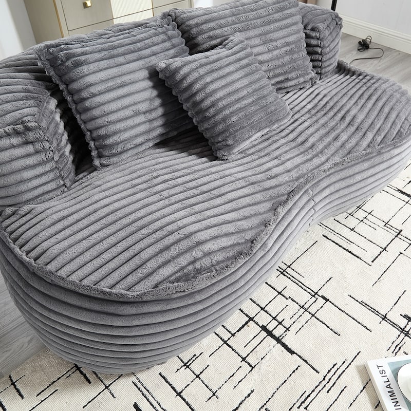 Comfort Lounger High Back Bean Bag Chair