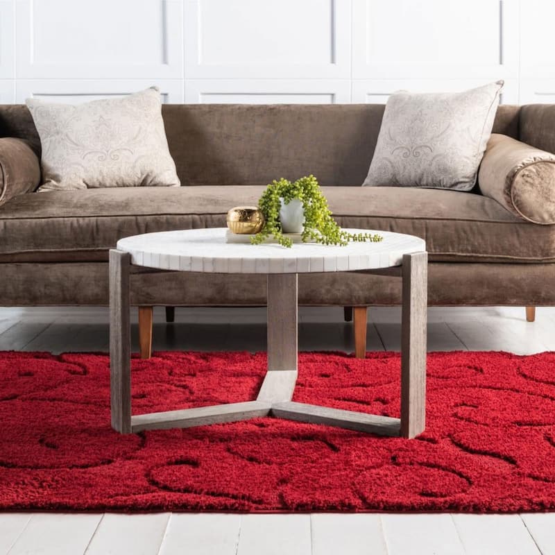 Shag Milson Collection Area Rug