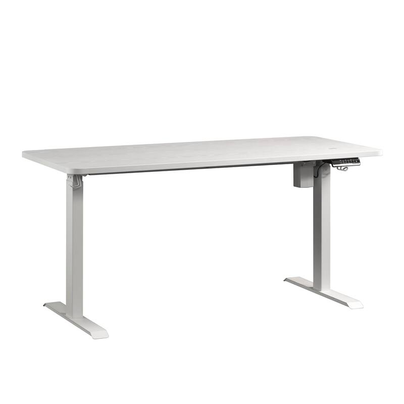 Engineered Wood Contemporary Sit/Stand Desk with Four Preset Heights