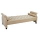 preview thumbnail 23 of 78, Eliza 82.5" Tufted Oversized Performance Fabric Chaise Lounge with Bolster Pillows