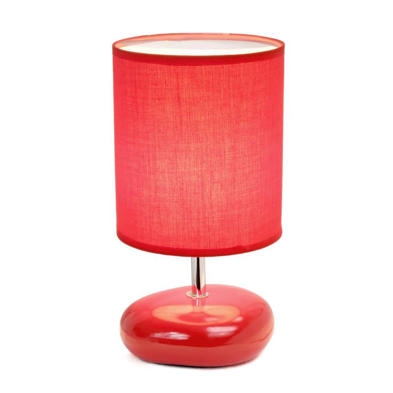 Creekwood Home 10.24" Traditional Mini Round Rock Table Lamp - 10.24
