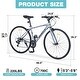 preview thumbnail 21 of 19, Shimano 7 Speed Hybrid Bike Aluminum Alloy Frame C-Brake 700C Road Bike For men women's City Bicycle