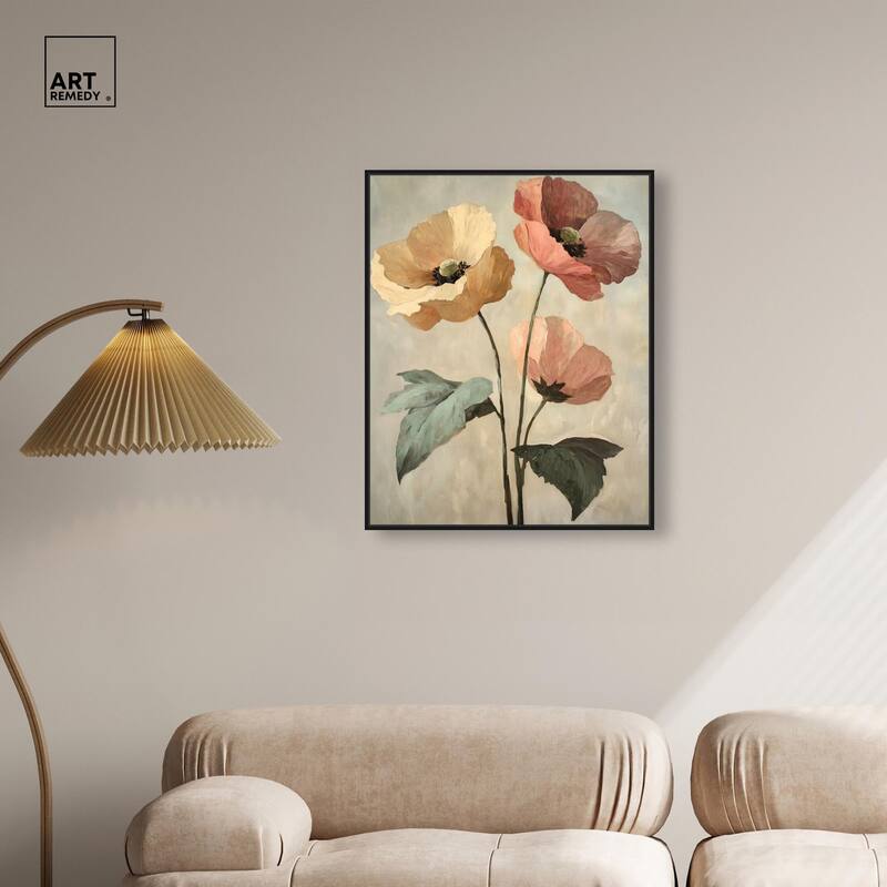 Blush and Ochre II Canvas by Art Remedy