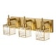 preview thumbnail 30 of 182, 2/3/4-Light Modern Bathroom Crystal Vanity Light Wall Sconces