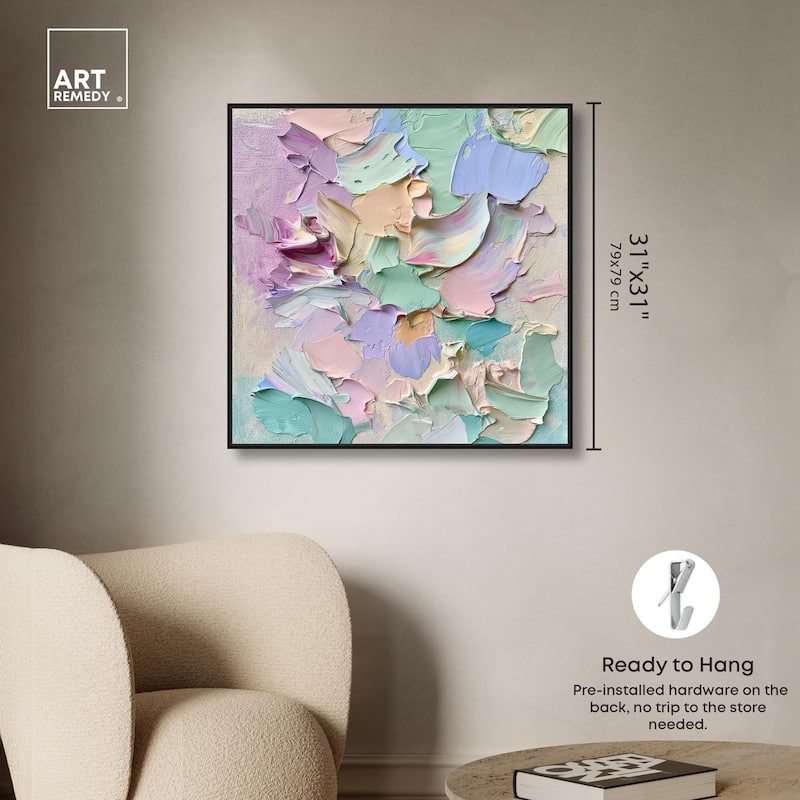 Flowing Mousse II Canvas by Art Remedy