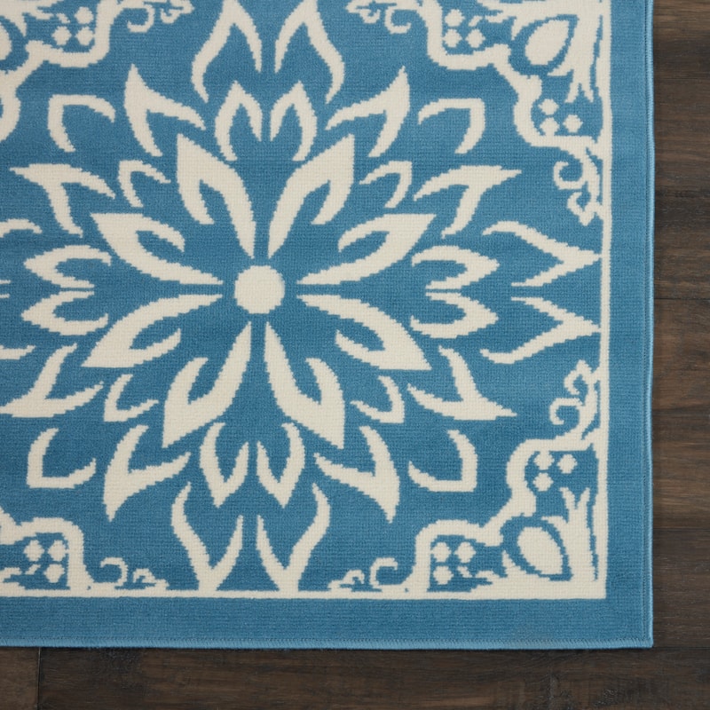 Nourison Jane Floral Medallion Indoor only Area Rug