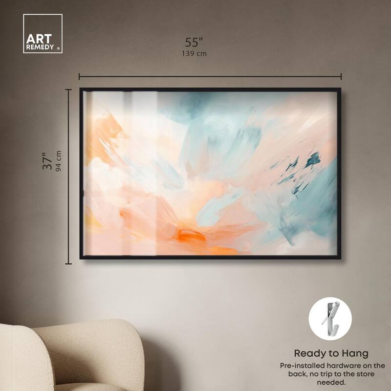 Sunrise Palette I Shadowbox by Art Remedy