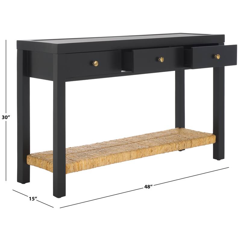 SAFAVIEH Couture Berlynne Banana Stem Shelf Console Table - 48"W x 15"D x 30"H
