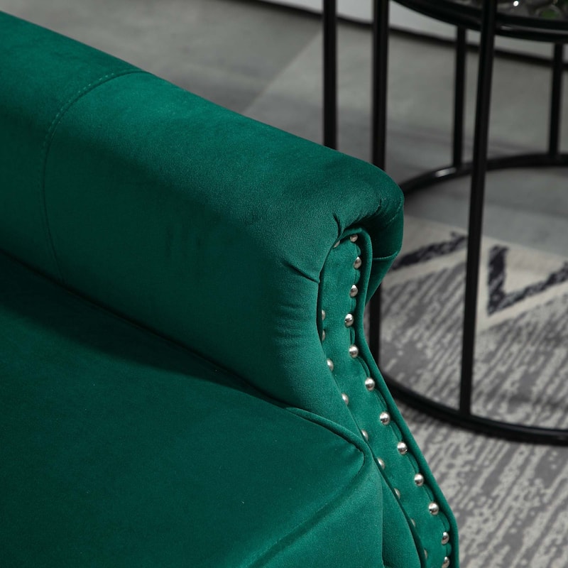 Wood Frame Armchair, Modern Accent Chair Lounge Chair for Living Room