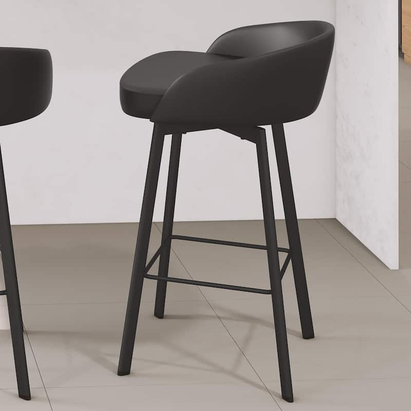 Amisco Cruz Swivel Counter and Bar Stool