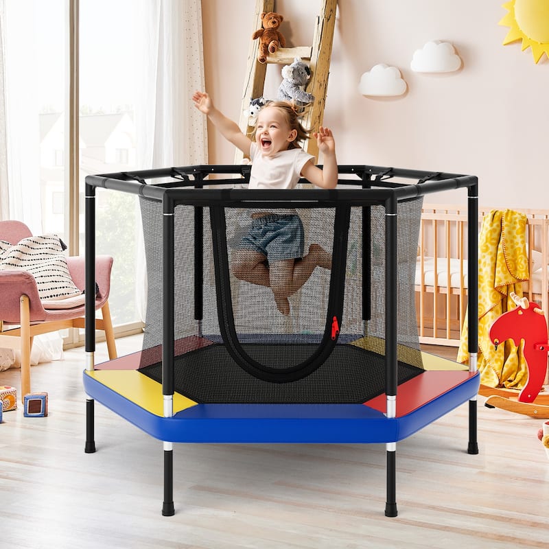 Gymax 48'' Recreational Trampoline for Kids 4 FT Indoor & Outdoor