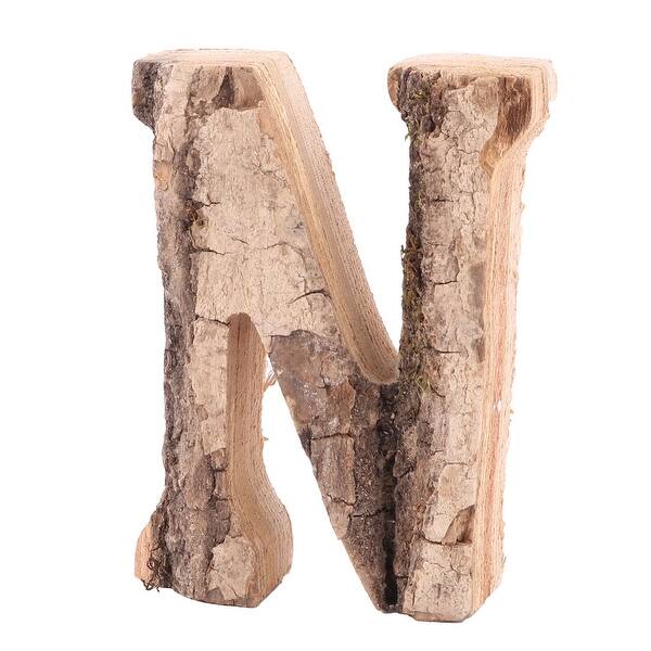 Shop Family Street Wood N Shaped Retro Style Door Plate Letter