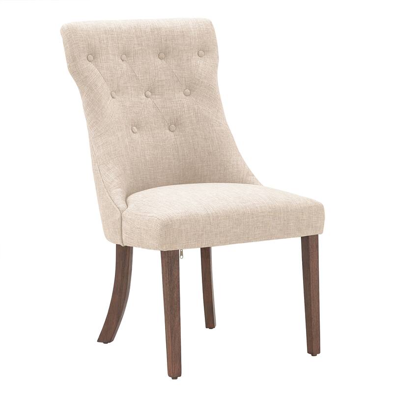 Voyager Button-tufted Dining Chairs (Set of 2) by iNSPIRE Q Artisan