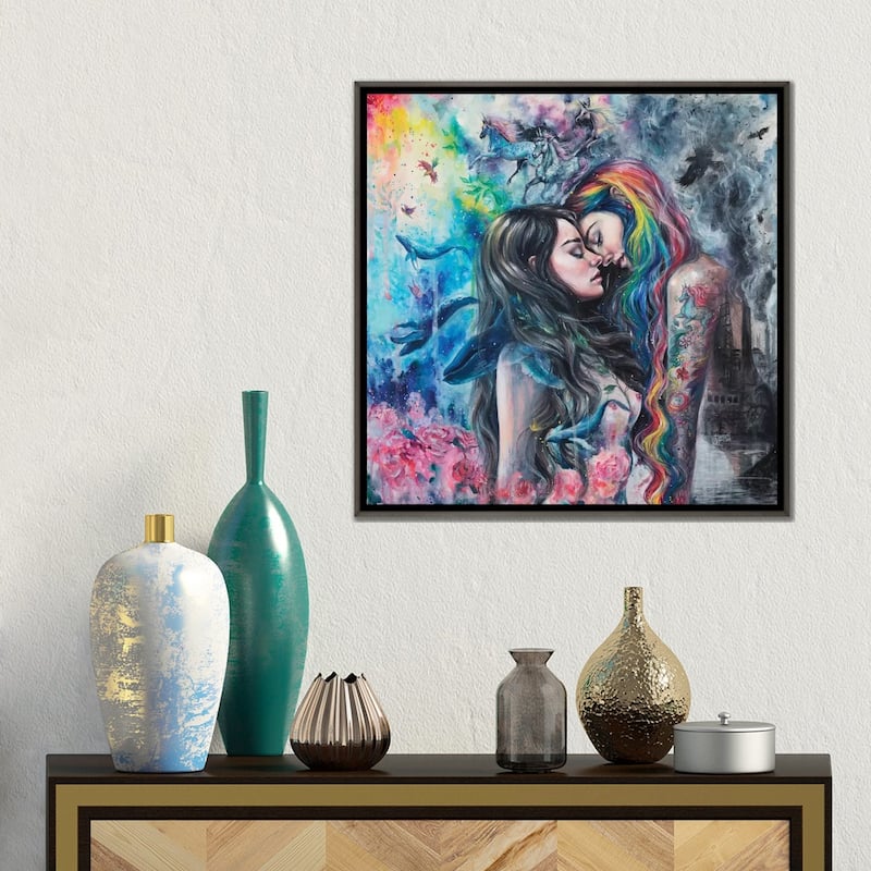 iCanvas "Colorful Me" by Tanya Shatseva Framed
