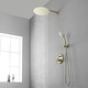 preview thumbnail 12 of 18, Clihome 5 Spray Patterns 12 in. Wall Mount Dual Shower Heads