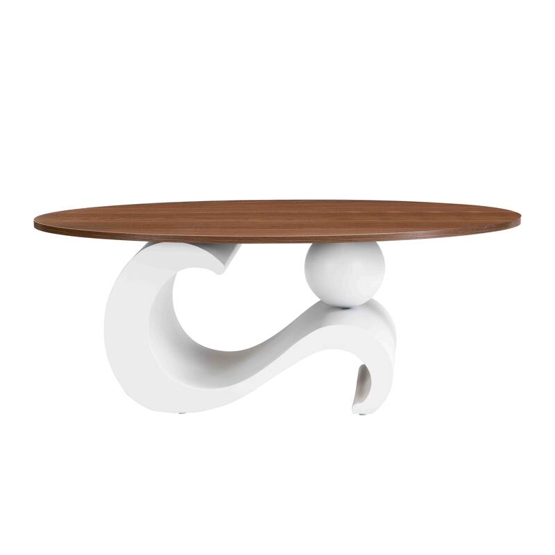 47.24'' W Nesting Coffee Table Set of 2 Living Room Round Coffee Table Set