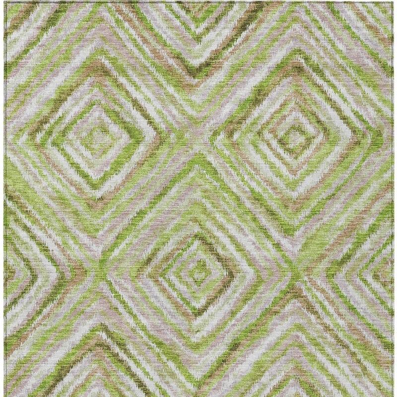 HomeRoots Geometric Transitional Rectangle Outdoor Rug