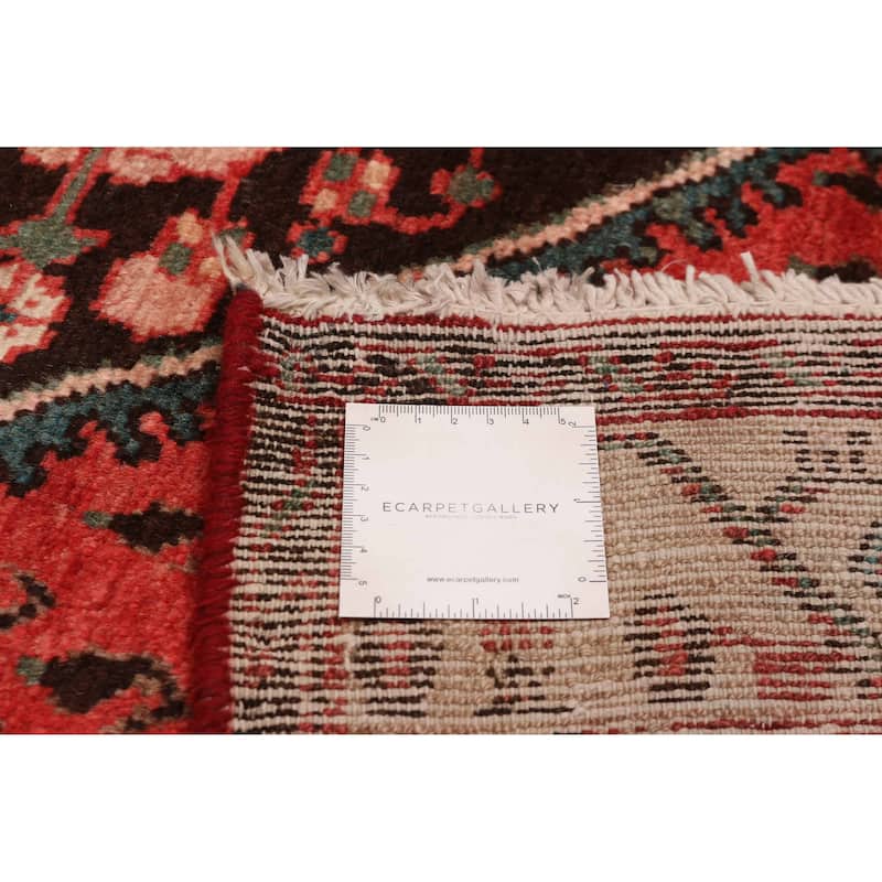 ECARPETGALLERY Hand-knotted Andelz Red Wool Rug - 4'9 x 9'5