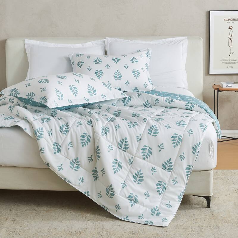 Linery & Co. All Season Down Alternative Reversible Comforter Set